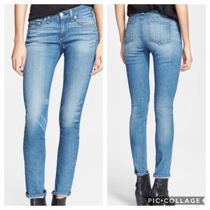 RAG & BONE The Skinny Jean Size 25 Light/Medium Savannah Denim Wash EUC